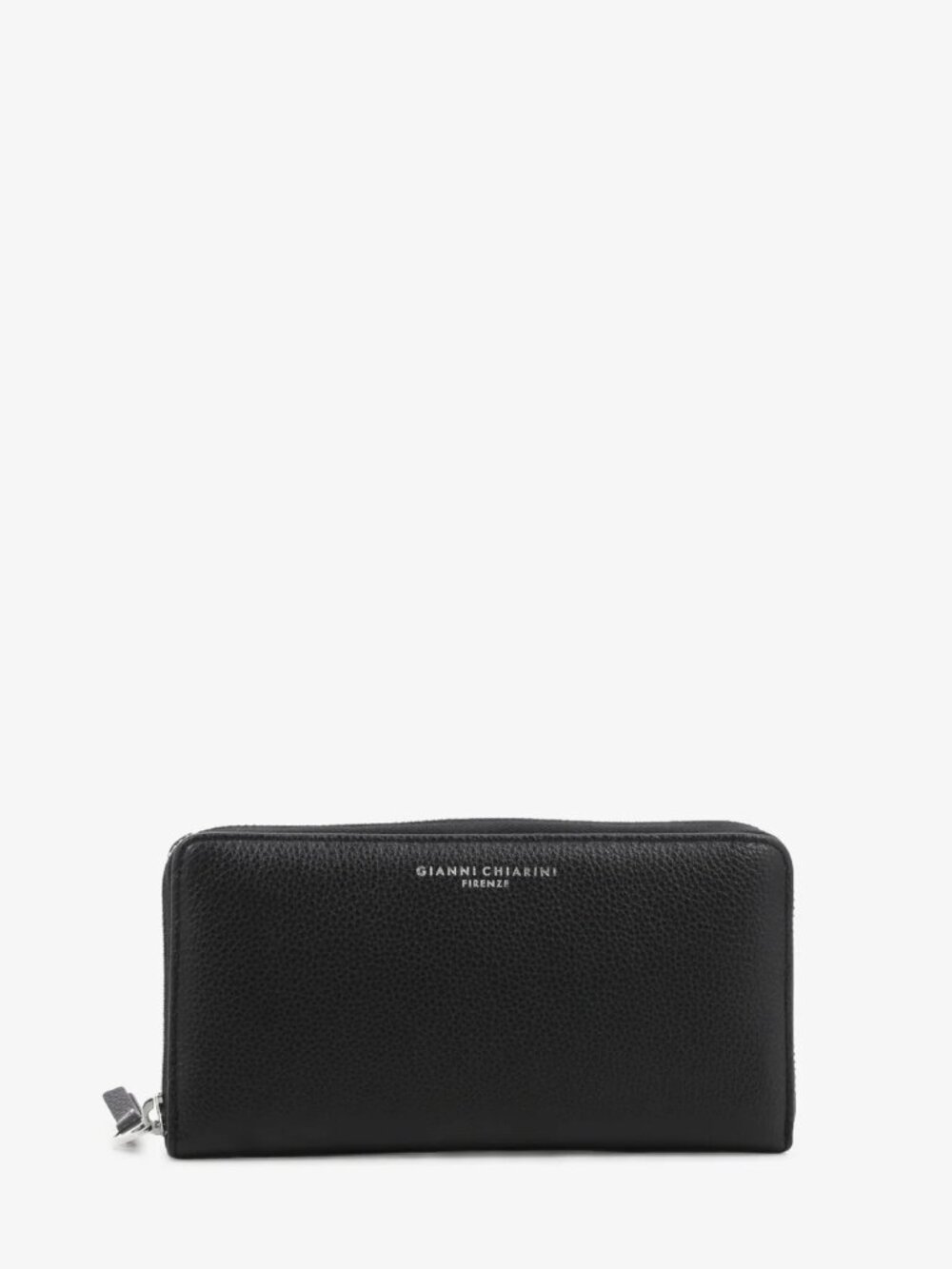 Gianni Chiarini $240 Firenze Black Dollar Grain Wallet NWT!